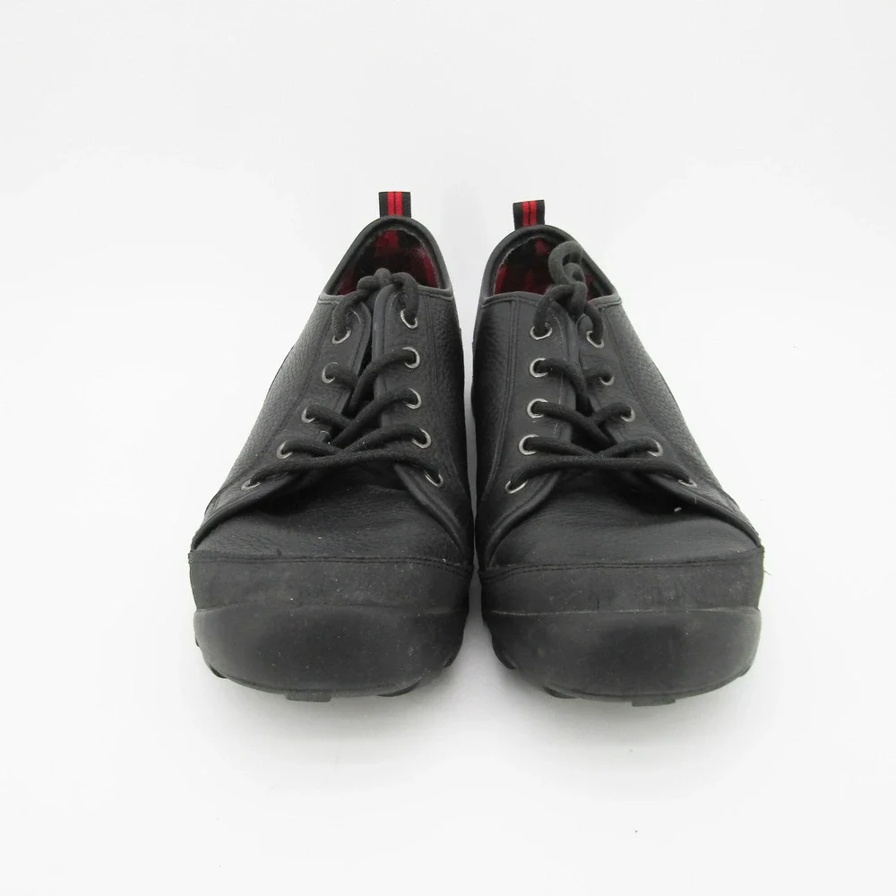 Tommy Hilfiger Leather Oxford Shoes Mens 9M Black Lace Up Casual - Picture 4 of 10